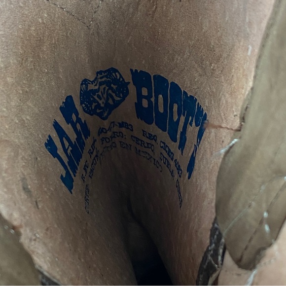 Women’s like new Jar Star Cowboy Boots Mexican Western size 6 - Picture 9 of 12